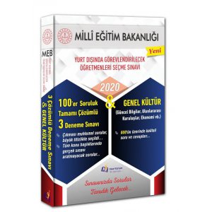 2020 Meb Yurt Disinda Gorevlendirilecek Ogretmenleri Secme Sinavi 3 Cozumlu Deneme Ve Guncel Bilgiler Soru Bankasi Next Kariy 9786057609779