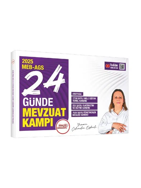 2025 MEB-AGS 24 Günde Mevzuat Bilgisi Kampı Yasemin Çakıraslan Özkanlı Hangi KPSS