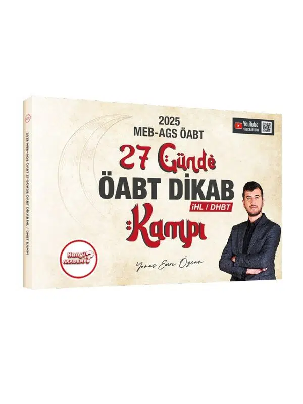 MEB-AGS ÖABT 27 Günde ÖABT Dikab Kampı DHBT ve İHL ile Uyumlu Yunus Emre Özcan