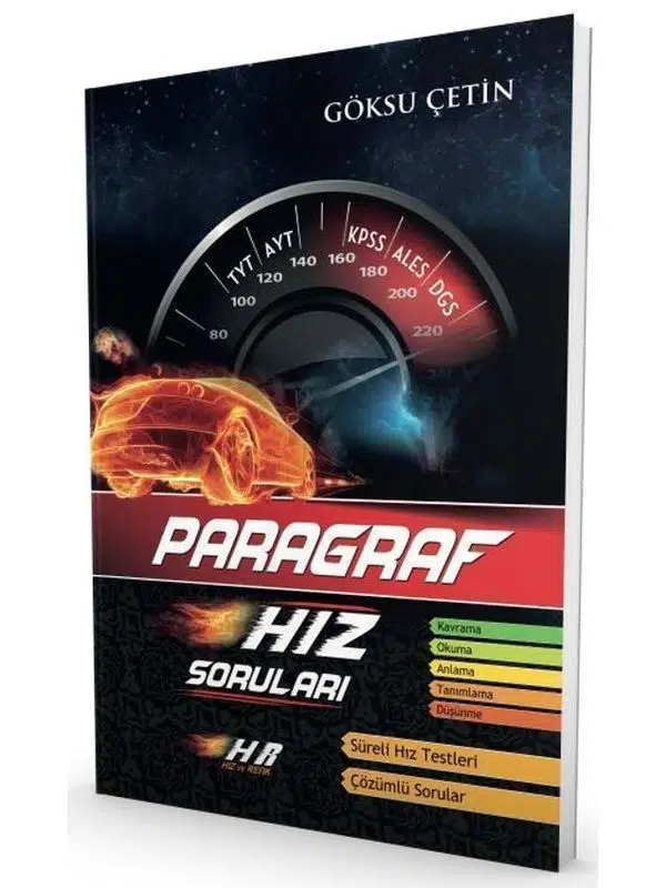 2026 Hız ve Renk Yayınları TYT AYT KPSS ALES DGS Paragraf Hız Soruları + 2 Paragraf Deneme Hediye