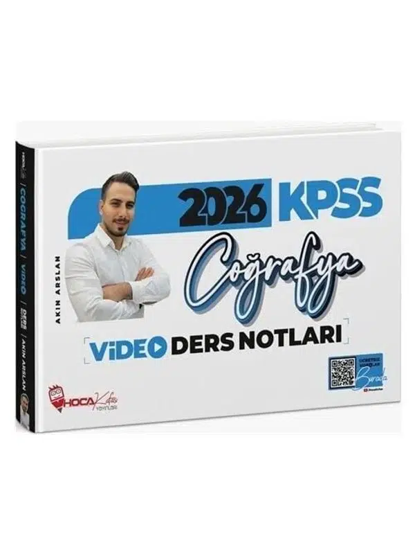 2026 KPSS Coğrafya Video Ders Notları - Akın Arslan Hoca Kafası Yayınları