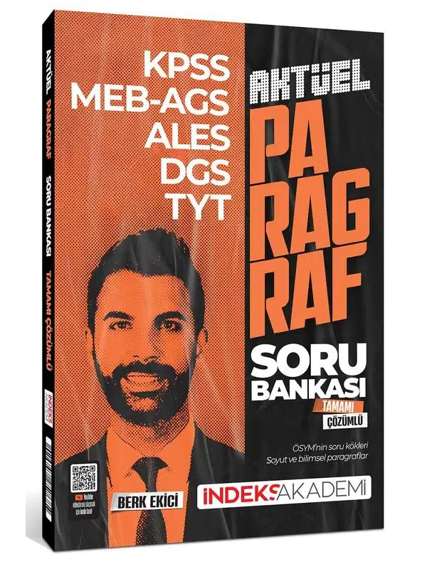 2026 KPSS MEB-AGS ALES DGS TYT Aktüel Paragraf Soru Bankası Çözümlü - Berk Ekici İndeks Akademi Yayıncılık