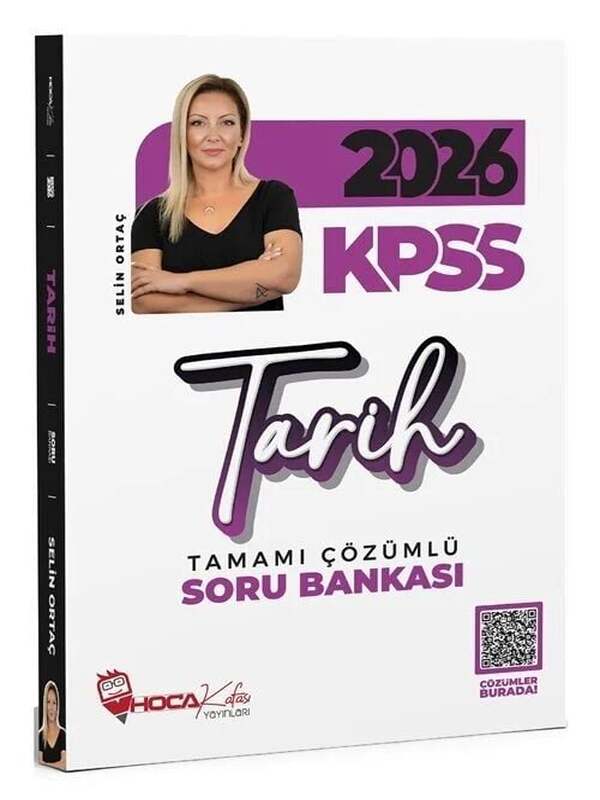 2026 KPSS Tarih Soru Bankası Çözümlü - Selin Ortaç Hoca Kafası Yayınları