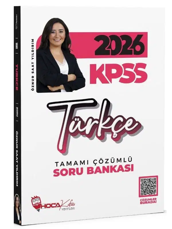 2026 KPSS Türkçe Soru Bankası Çözümlü - Öznur Saat Yıldırım Hoca Kafası Yayınları