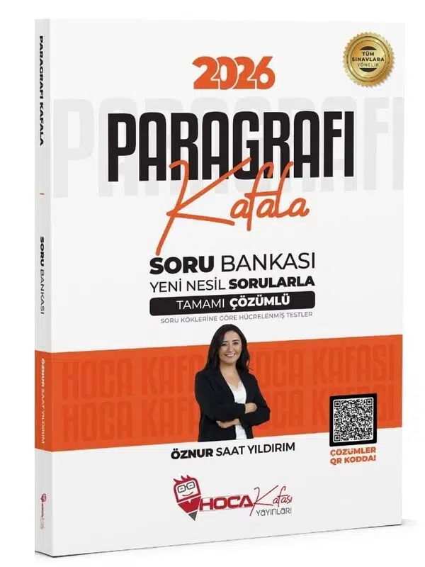 2026 KPSS TYT ALES DGS Paragrafı Kafala Soru Bankası Çözümlü - Öznur Saat Yıldırım Hoca Kafası Yayınları