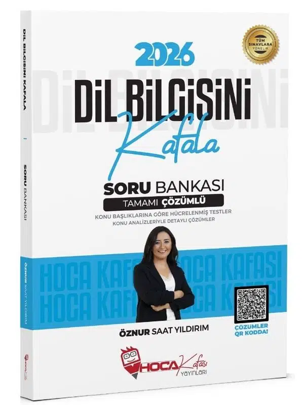 2026 KPSS TYT Dil Bilgisini Kafala Soru Bankası Çözümlü - Öznur Saat Yıldırım Hoca Kafası Yayınları