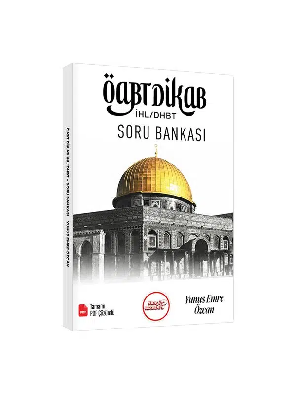2026 ÖABT Dikab İHL/DHBT Tamamı Çözümlü Soru Bankası Yunus Emre Özcan Hangi KPSS