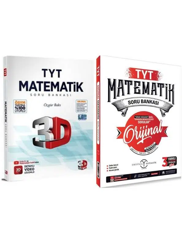 2026 TYT Matematik Soru Bankası Seti 3D Orijinal