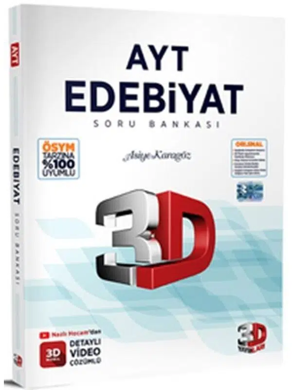 3D Yayınları  AYT Edebiyat Soru Bankası 2026