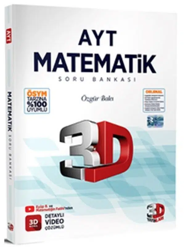 3D Yayınları AYT Matematik Soru Bankası 2026