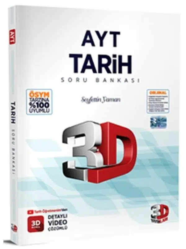 3D Yayınları AYT Tarih Soru Bankası 2026