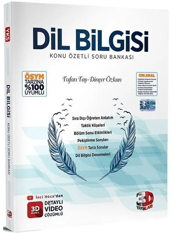 3D Yayınları Dil Bilgisi Soru Bankası 2026