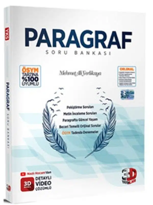3D Yayınları Paragraf Soru Bankası 2026