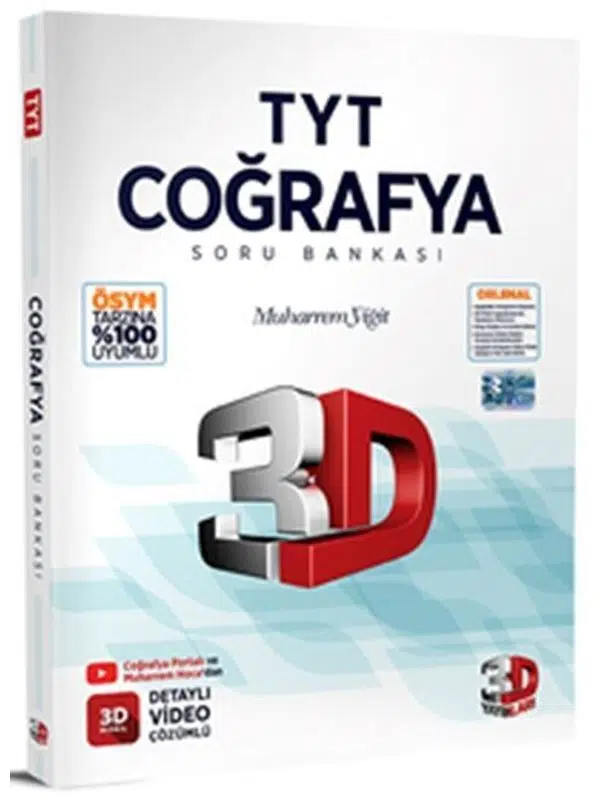 3D Yayınları TYT Coğrafya Soru Bankası 2026