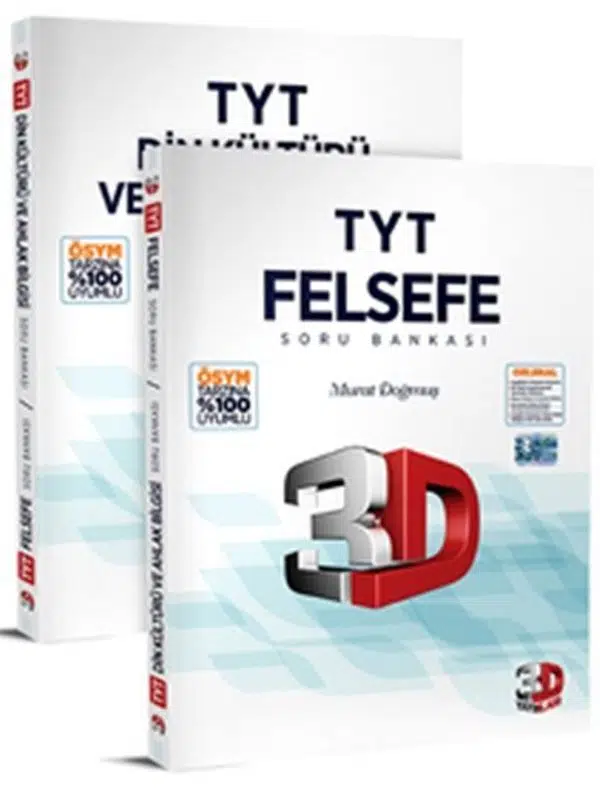 3D Yayınları TYT Felsefe ve Din Kültürü ve Ahlak Bilgisi Soru Bankası 2026