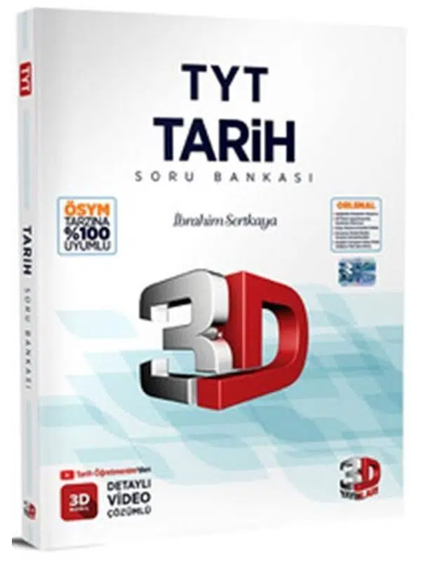 3D Yayınları TYT Tarih Soru Bankası 2026