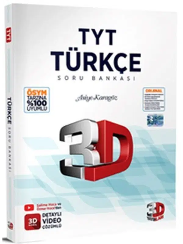 3D Yayınları TYT Türkçe Soru Bankası 2026
