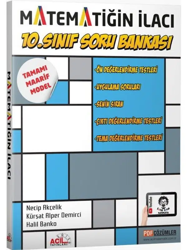 Acil Yayınları 10. Sınıf Matematiğin İlacı Soru Bankası