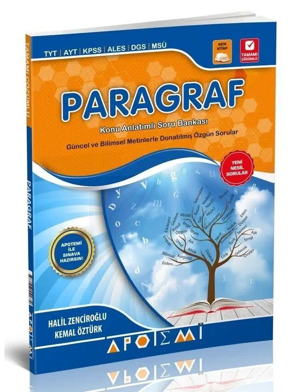 Apotemi Paragraf Konu Anlatımlı Soru Bankası