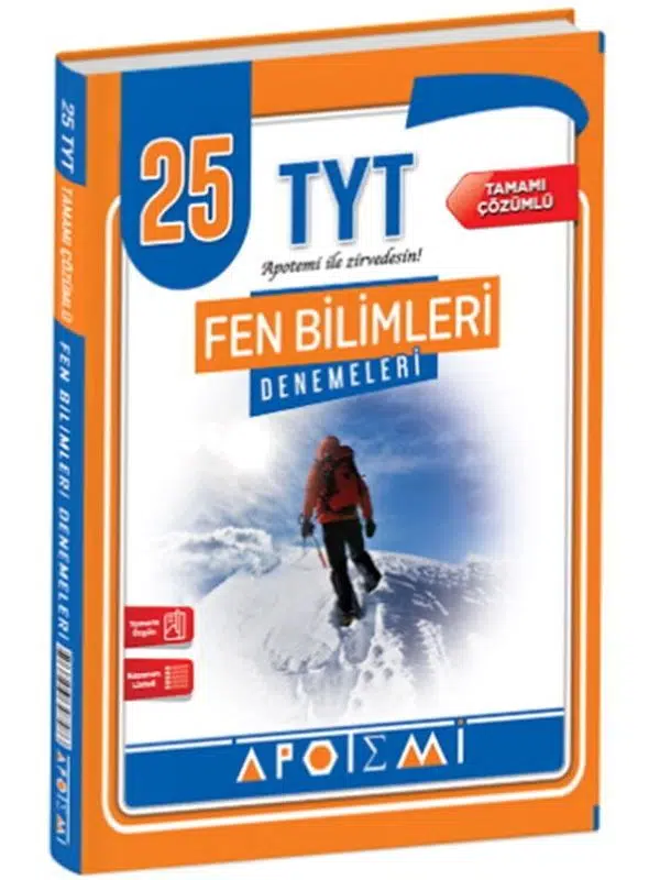 Apotemi Yayınları TYT Fen Bilimleri 25 Deneme