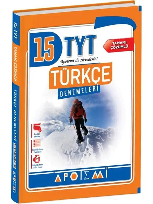 Apotemi Yayınları TYT Türkçe 15 Deneme