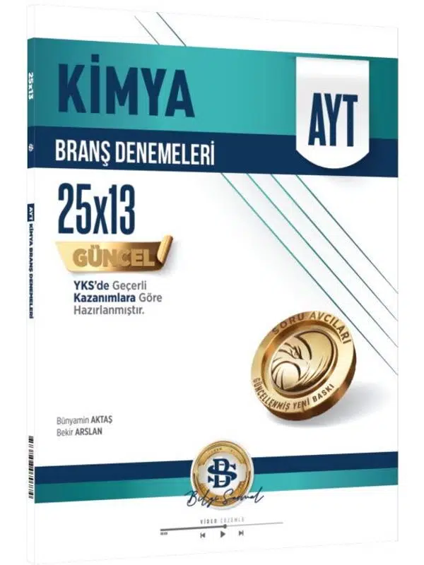 Bilgi Sarmal AYT Kimya 25 x 13 Branş Denemeleri