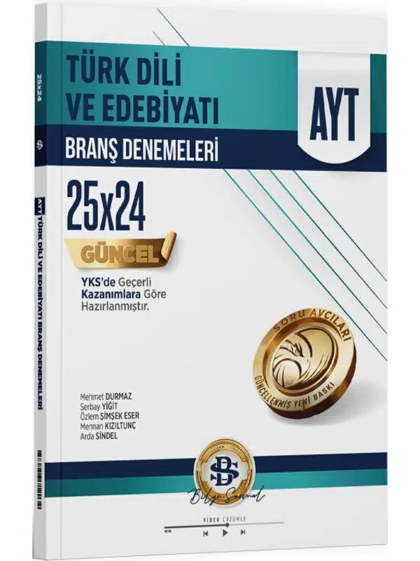 Bilgi Sarmal AYT Türk Dili ve Edebiyatı 25 x 24 Branş Denemeleri