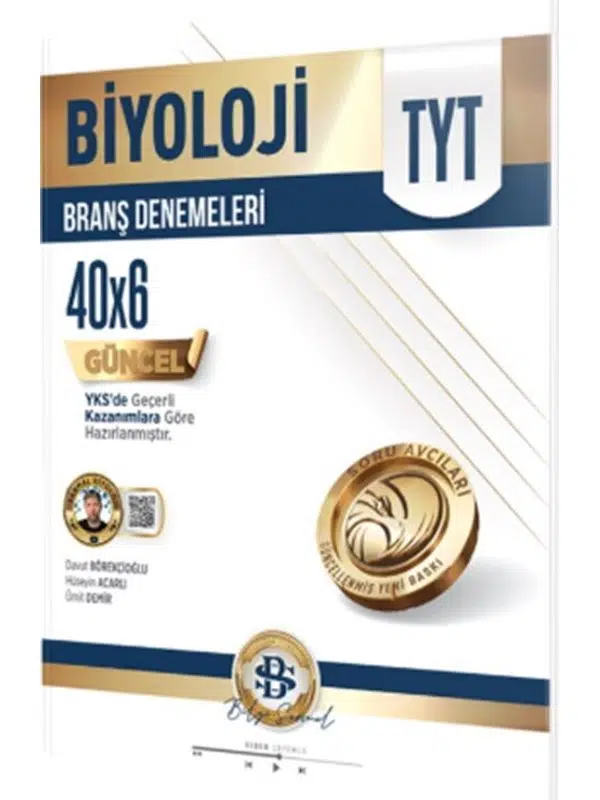 Bilgi Sarmal Yayınları TYT Biyoloji 40 x 6 Branş Denemeleri