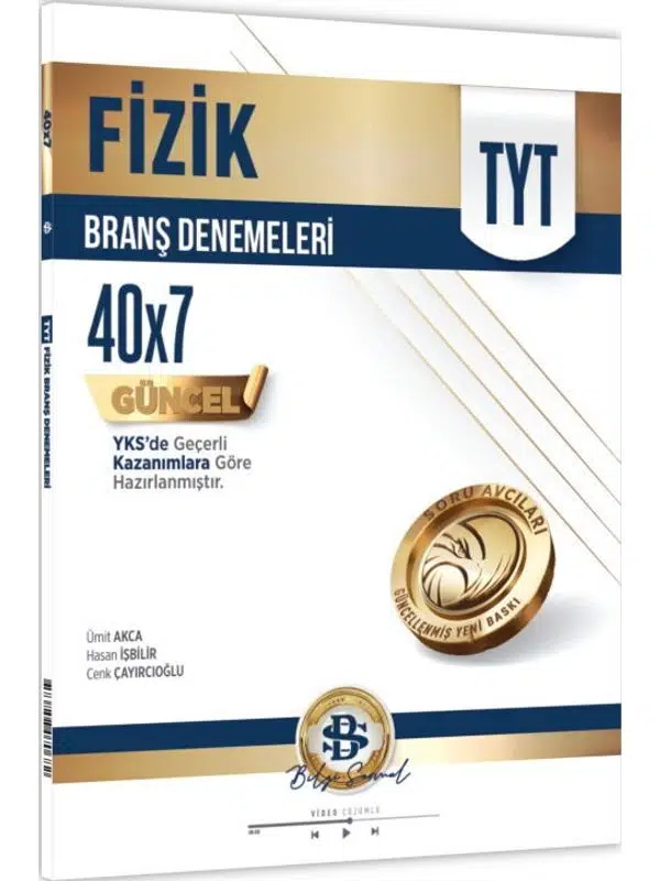 Bilgi Sarmal Yayınları TYT Fizik 40 x 7 Branş Denemeleri