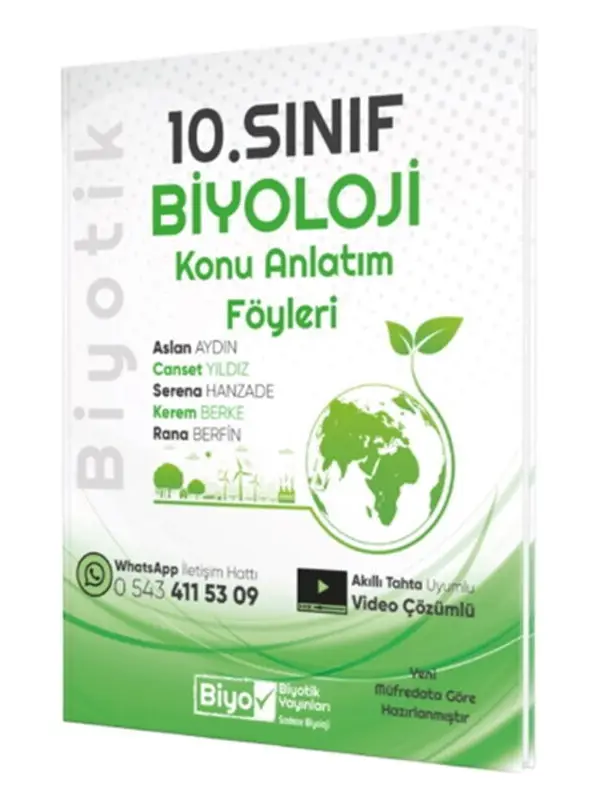 Biyotik Yayınları 10. Sınıf Biyoloji Konu Anlatım Föyleri