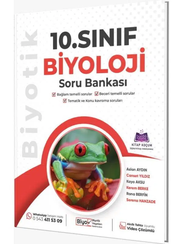 Biyotik Yayınları 10. Sınıf Biyoloji Soru Bankası