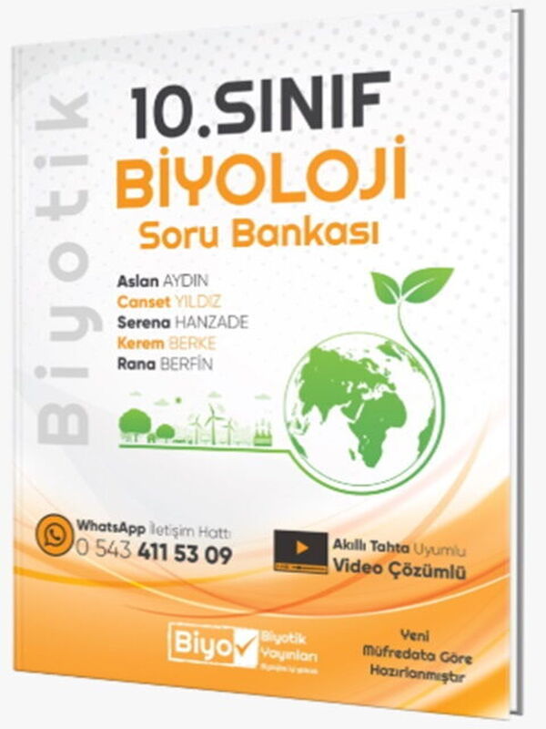 Biyotik Yayınları 10. Sınıf Biyoloji Soru Bankası