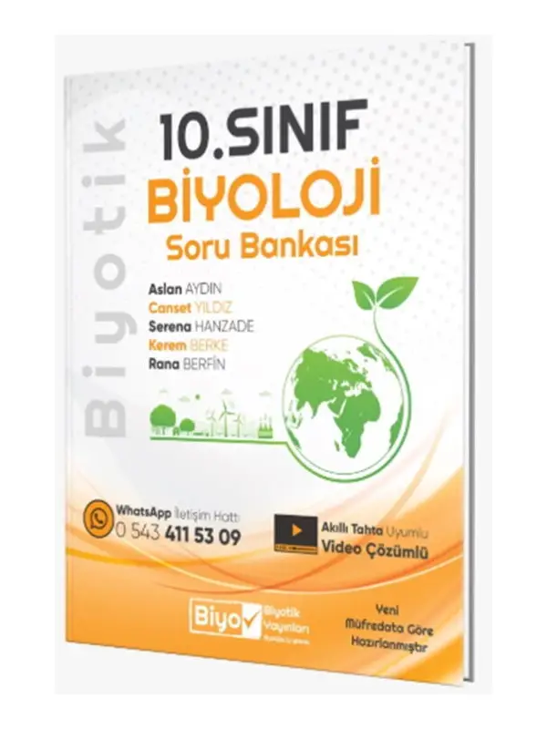 Biyotik Yayınları 10. Sınıf Biyoloji Soru Bankası