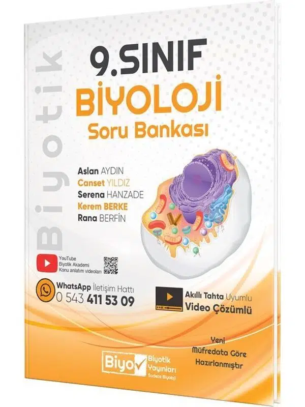 Biyotik Yayınları 9. Sınıf Biyoloji Soru Bankası