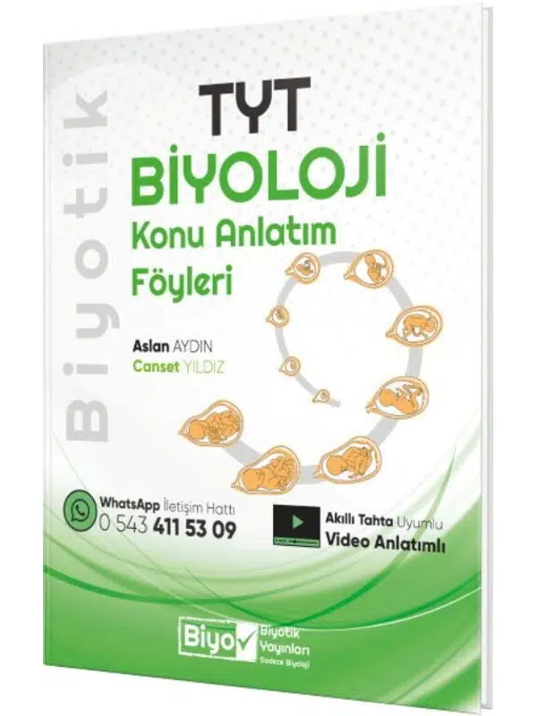 Biyotik Yayınları TYT Biyoloji Konu Anlatım Föyleri