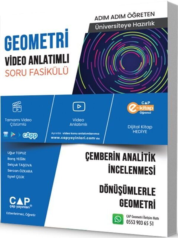 Çap Geometri Çemberin Analitik İncelenmesi Dönüşümlerle Geometri Parlayan Paragraf 2 Deneme Hediye
