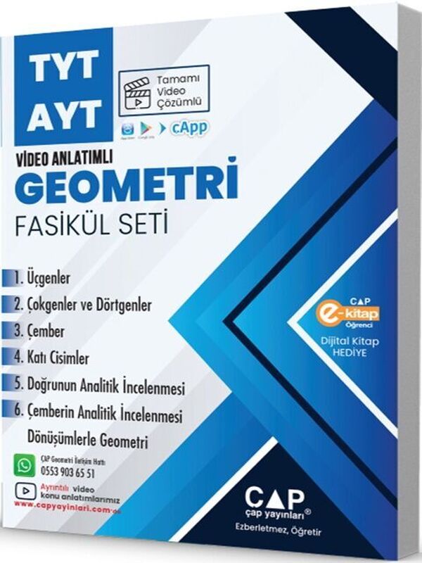 Çap TYT AYT Geometri Seti