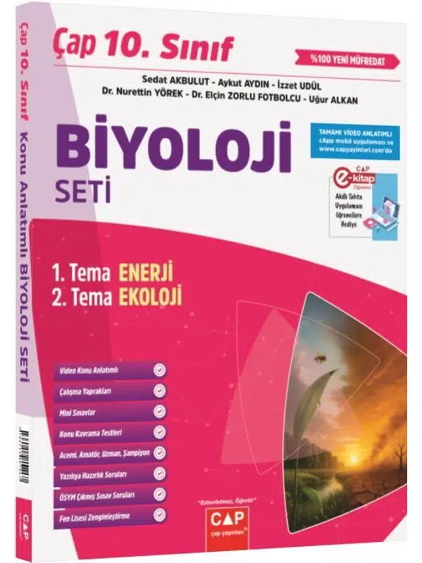 Çap Yayınları 10. Sınıf Biyoloji Seti