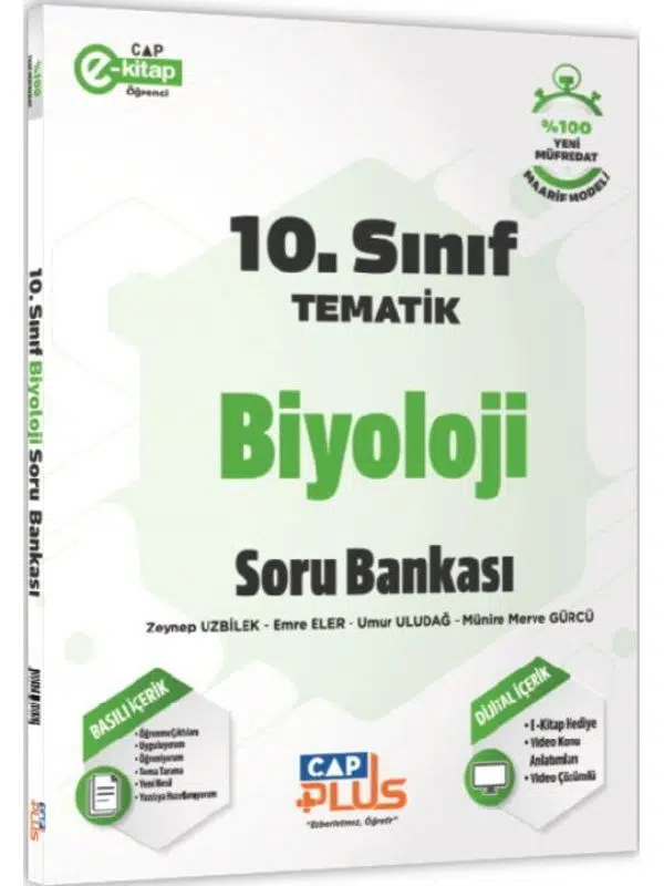 Çap Yayınları 10. Sınıf Biyoloji Tematik Soru Bankası