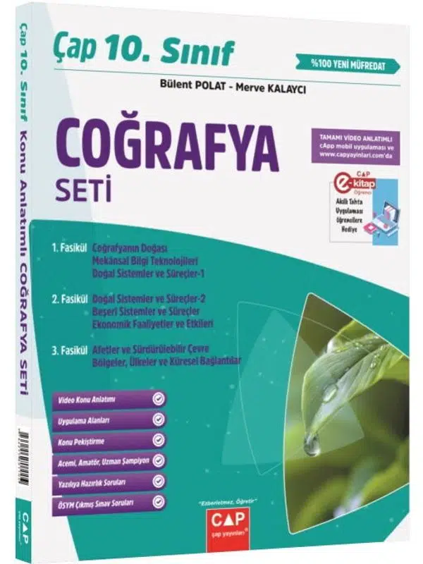 Çap Yayınları 10. Sınıf Coğrafya Seti