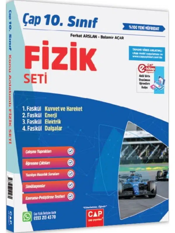 Çap Yayınları 10. Sınıf Fizik Seti