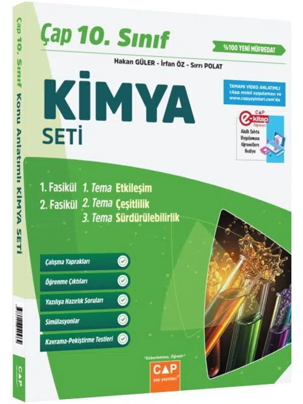 Çap Yayınları 10. Sınıf Kimya Seti