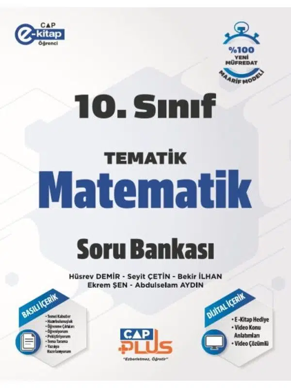 Çap Yayınları 10. Sınıf Matematik Tematik Soru Bankası