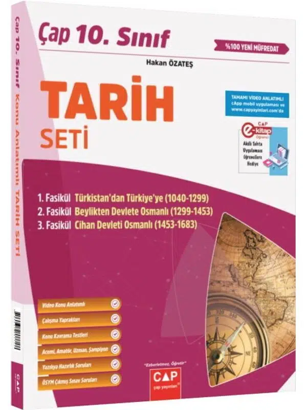 Çap Yayınları 10. Sınıf Tarih Seti
