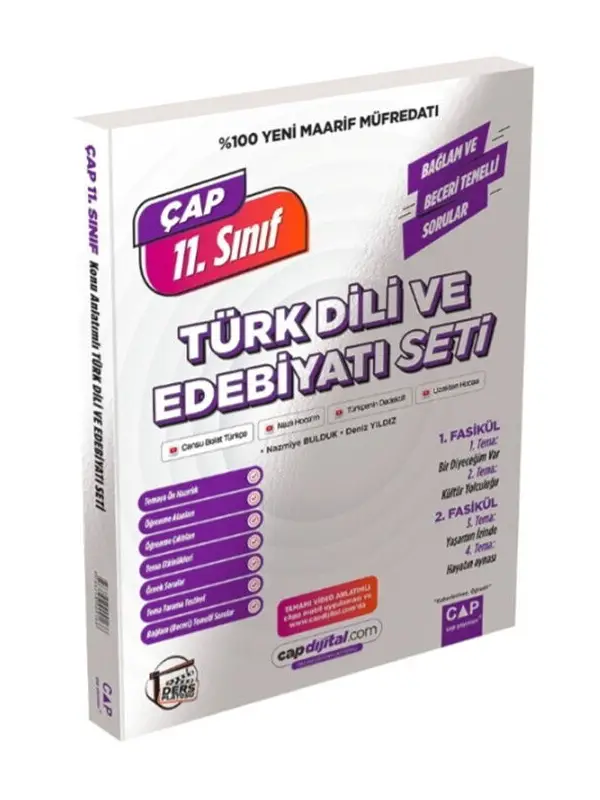 Çap Yayınları 11. Sınıf Türk Dili ve Edebiyatı Maarif Model Set