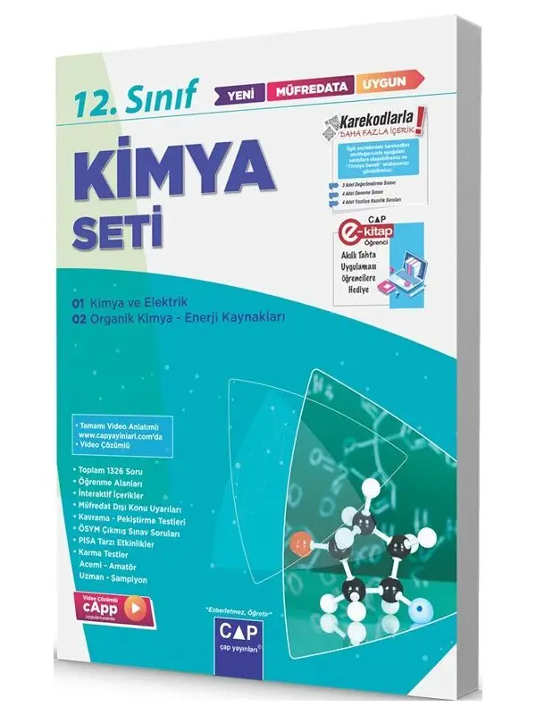 Çap Yayınları 12. Sınıf Kimya Anadolu Seti