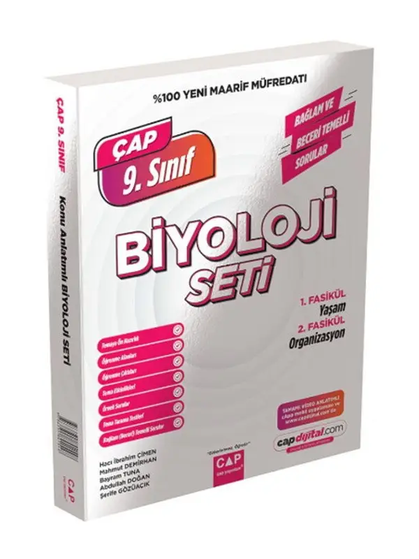 Çap Yayınları 9. Sınıf Biyoloji Maarif Model Set