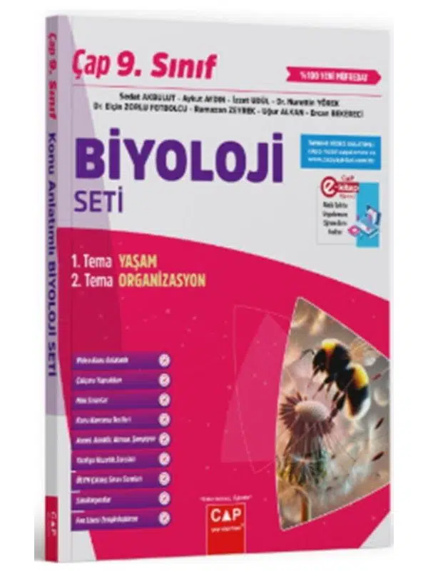 Çap Yayınları 9. Sınıf Biyoloji Seti