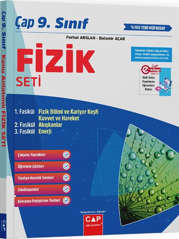 Çap Yayınları 9. Sınıf Fizik Seti