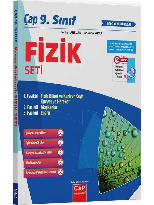 Çap Yayınları 9. Sınıf Fizik Seti